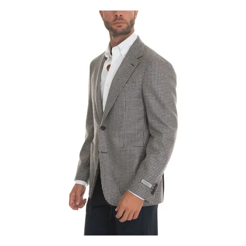 Canali - Jackets > Blazers - Gray - Canali - Modalova