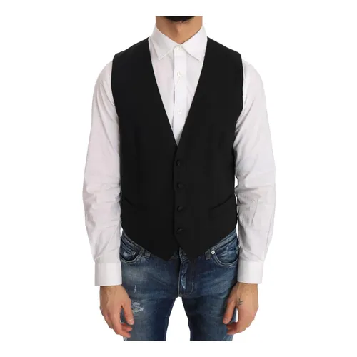 Suits > Suit Vests - - Dolce & Gabbana - Modalova