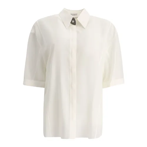 Blouses & Shirts > Shirts - - Brunello Cucinelli - Modalova