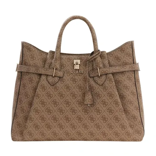 Guess - Bags > Handbags - Brown - Guess - Modalova