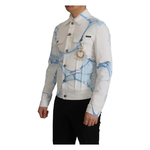Jackets > Denim Jackets - - Dolce & Gabbana - Modalova