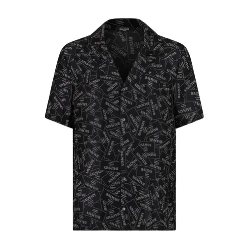 Shirts > Short Sleeve Shirts - - Balmain - Modalova