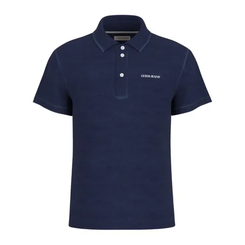 Guess - Tops > Polo Shirts - Blue - Guess - Modalova