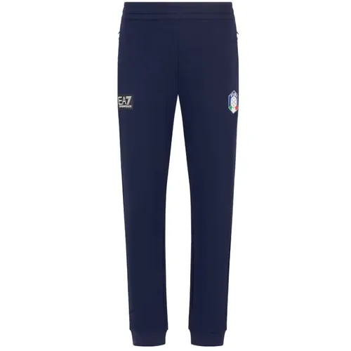 Trousers > Sweatpants - - Emporio Armani EA7 - Modalova