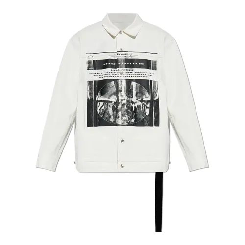 Jackets > Denim Jackets - - Rick Owens - Modalova