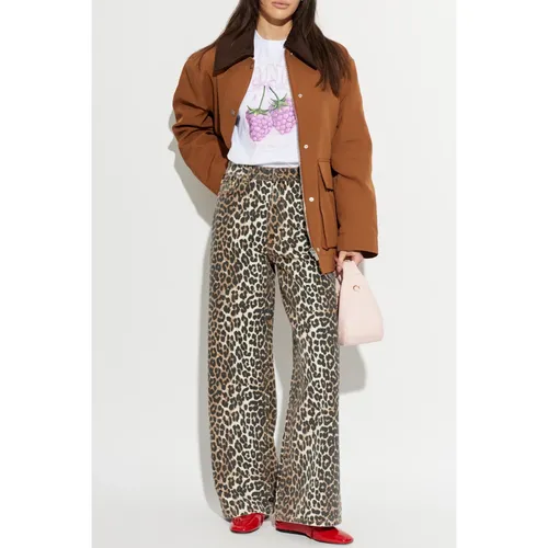 Jackets > Light Jackets - - Ganni - Modalova