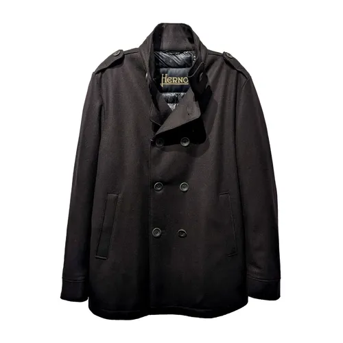 Coats > Double-Breasted Coats - - Herno - Modalova