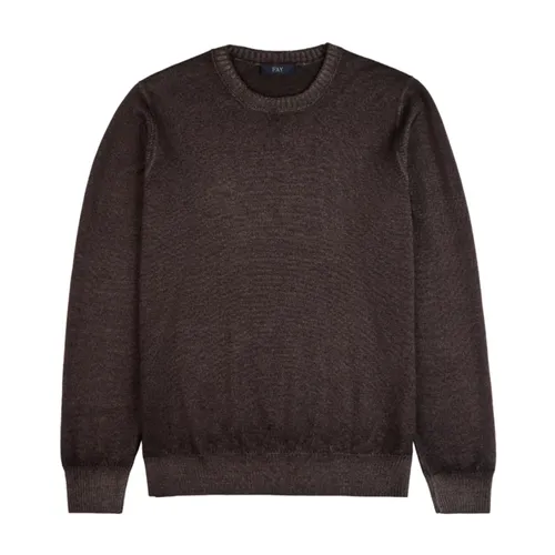 Knitwear > Round-neck Knitwear - - Fay - Modalova