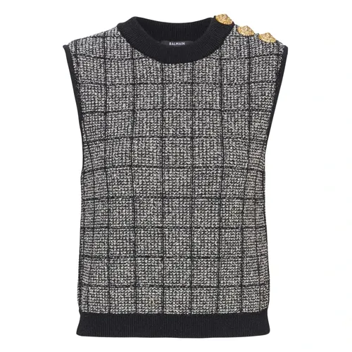 Tops > Sleeveless Tops - - Balmain - Modalova