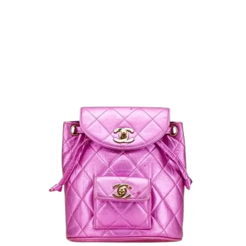 Pre-owned > Pre-owned Bags > Pre-owned Backpacks - - Chanel Vintage - Modalova