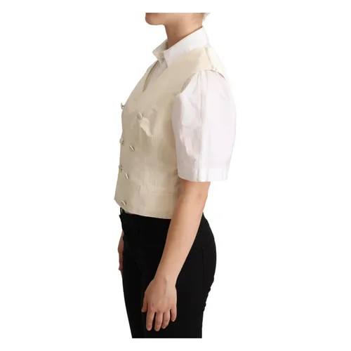 Jackets > Vests - - Dolce & Gabbana - Modalova