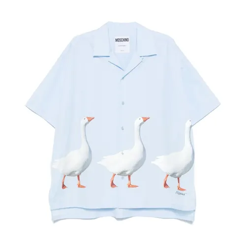 Shirts > Short Sleeve Shirts - - Moschino - Modalova
