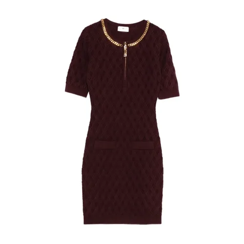 Dresses > Day Dresses > Knitted Dresses - - Elisabetta Franchi - Modalova