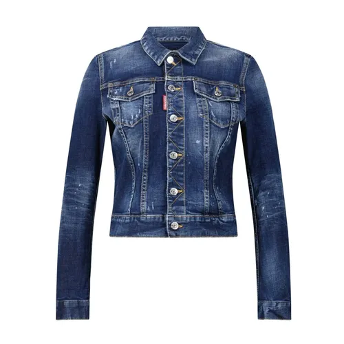 Jackets > Denim Jackets - - Dsquared2 - Modalova