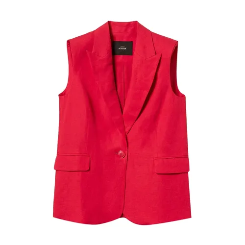 Actitude - Jackets > Vests - Red - Actitude - Modalova
