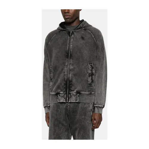 Sweatshirts & Hoodies > Zip-throughs - - Diesel - Modalova
