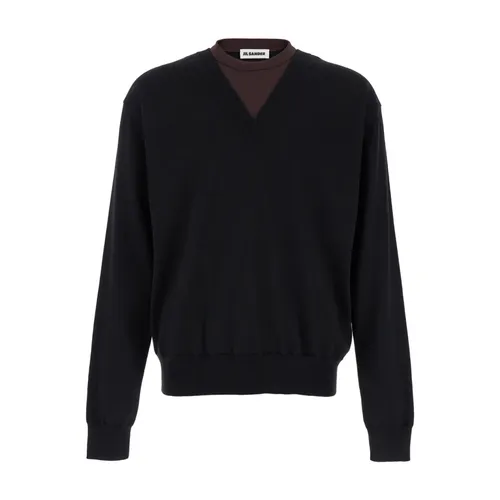 Knitwear > V-neck Knitwear - - Jil Sander - Modalova