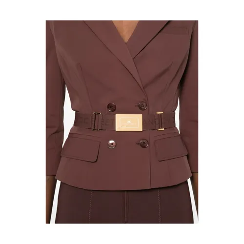 Jackets > Blazers - - Elisabetta Franchi - Modalova