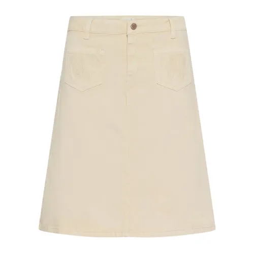 Skirts > Denim Skirts - - Cream - Modalova