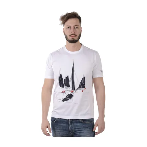 Zegna - Tops > T-Shirts - White - Zegna - Modalova