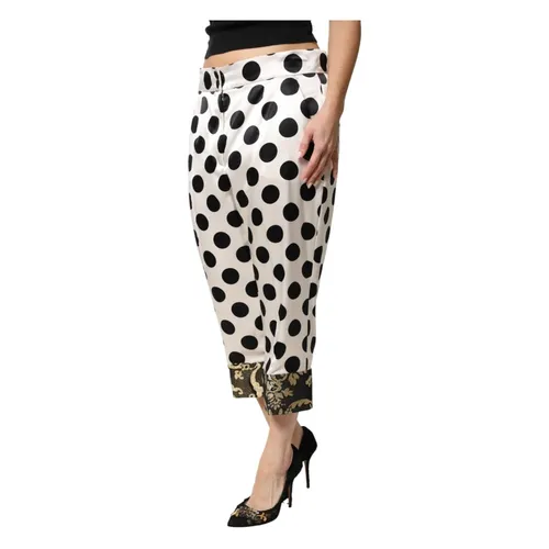 Trousers > Cropped Trousers - - Dolce & Gabbana - Modalova