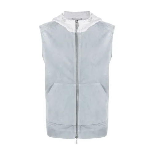 Eleventy - Jackets > Vests - Blue - Eleventy - Modalova