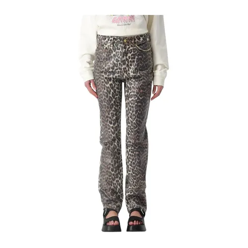 Jeans > Straight Jeans - - Ganni - Modalova