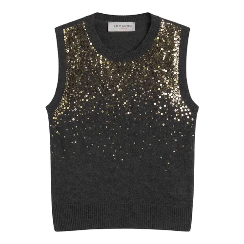 Jackets > Vests - - Ermanno Scervino - Modalova