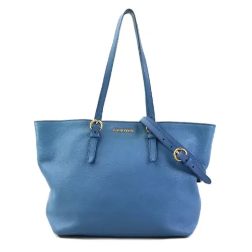 Pre-owned > Pre-owned Bags > Pre-owned Tote Bags - - Miu Miu Pre-owned - Modalova