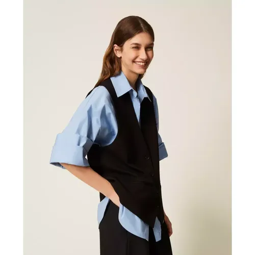 Twinset - Jackets > Vests - Black - Twinset - Modalova