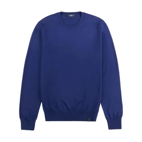 Knitwear > Round-neck Knitwear - - Fay - Modalova