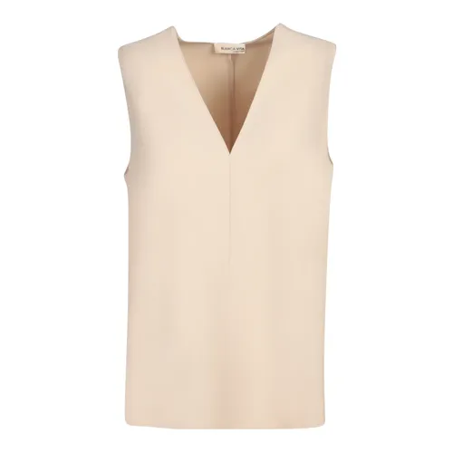 Tops > Sleeveless Tops - - Blanca Vita - Modalova