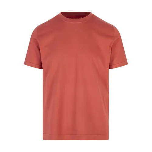 Fedeli - Tops > T-Shirts - Orange - Fedeli - Modalova