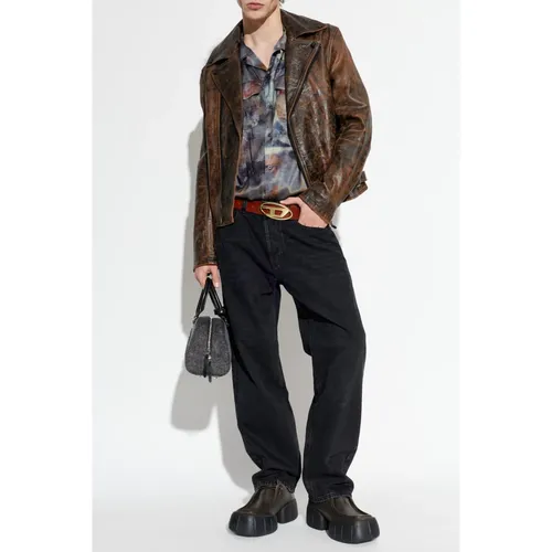 Shirts > Short Sleeve Shirts - - Diesel - Modalova