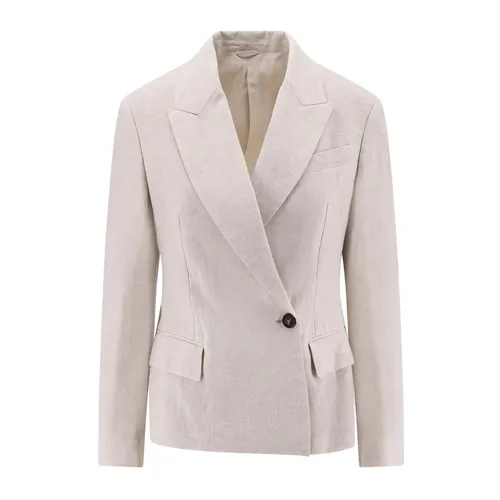 Jackets > Blazers - - Brunello Cucinelli - Modalova