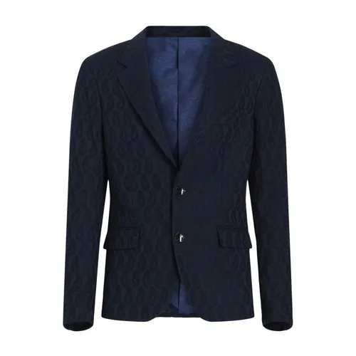 Etro - Jackets > Blazers - Blue - Etro - Modalova