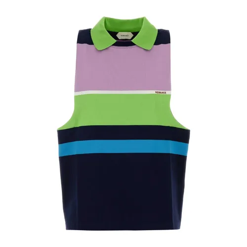 Tops > Sleeveless Tops - - Versace - Modalova
