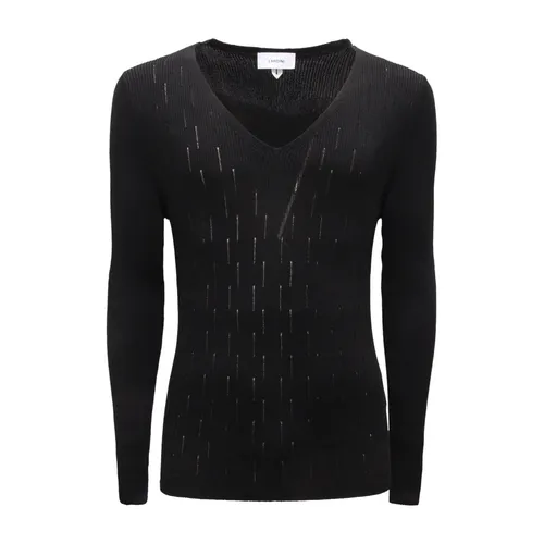 Knitwear > V-neck Knitwear - - Lardini - Modalova