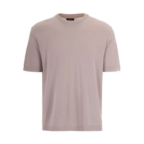 Herno - Tops > T-Shirts - Gray - Herno - Modalova