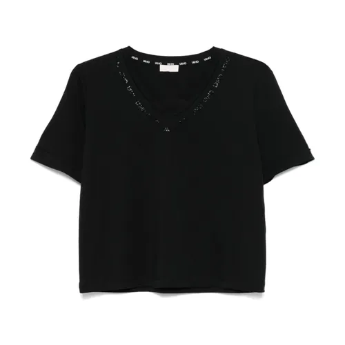 Liu Jo - Tops > T-Shirts - Black - Liu Jo - Modalova