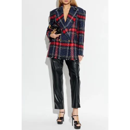 Jackets > Tweed Jackets - - Balmain - Modalova