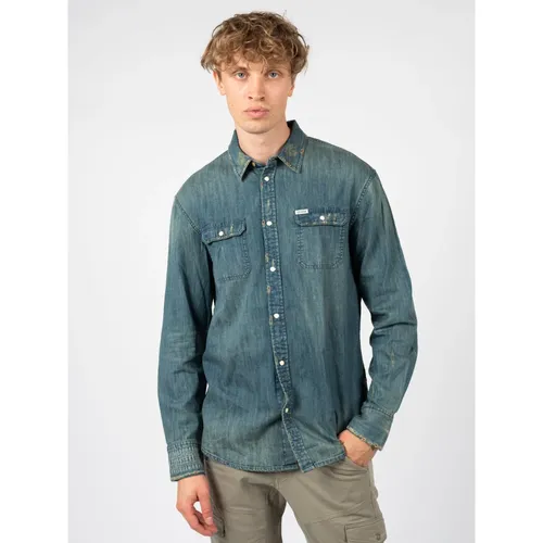 Shirts > Denim Shirts - - Guess - Modalova