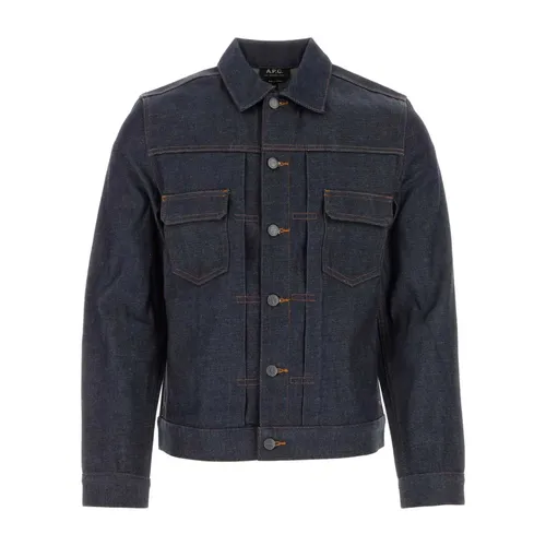 Jackets > Denim Jackets - - A.p.c. - Modalova