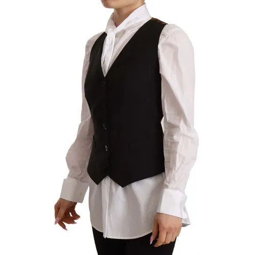 Jackets > Vests - - Dolce & Gabbana - Modalova