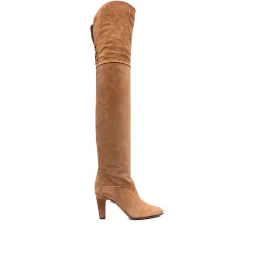 Shoes > Boots > Over-knee Boots - - Chloé - Modalova