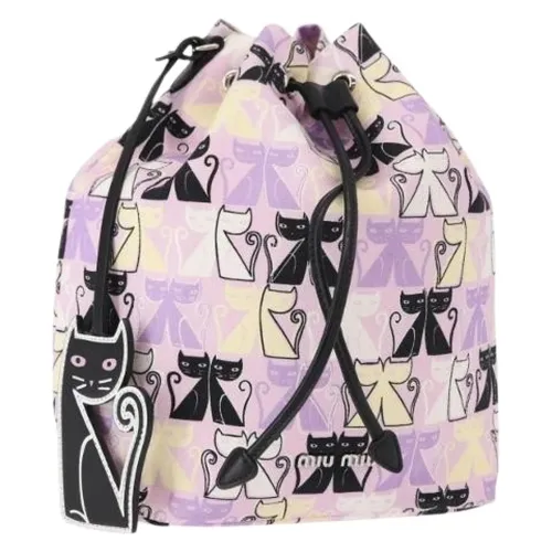 Pre-owned > Pre-owned Bags > Pre-owned Bucket Bags - - Miu Miu Pre-owned - Modalova