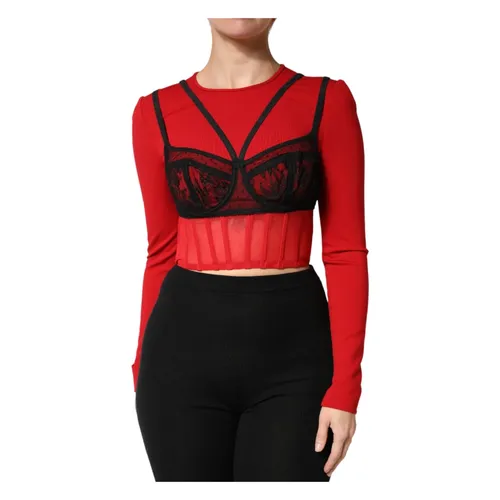 Tops > Long Sleeve Tops - - Dolce & Gabbana - Modalova