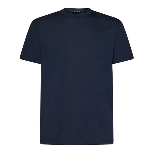 Tom Ford - Tops > T-Shirts - Blue - Tom Ford - Modalova