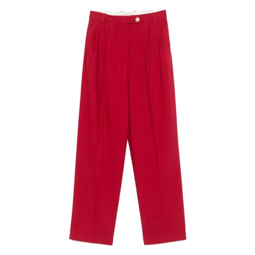 Trousers > Wide Trousers - - Tommy Hilfiger - Modalova