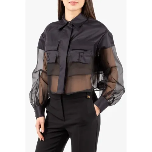 Blouses & Shirts > Shirts - - Elisabetta Franchi - Modalova